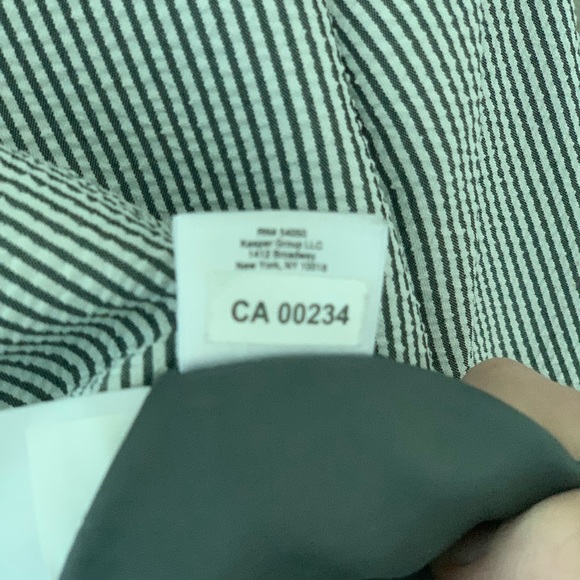 Seersucker summer pant suit - Picture 7 of 7